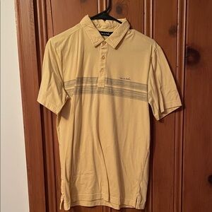 Travis Mathew Yellow Polo Shirt